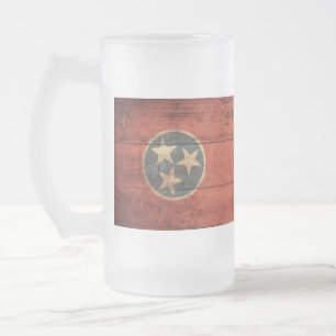 Chope Givrée Ancien drapeau en bois du Tennessee