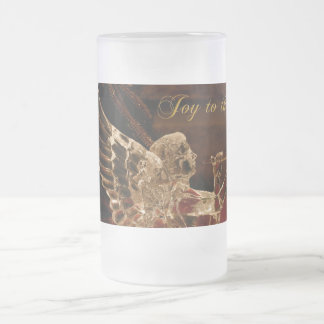 Chope Givrée ange de cristal Noël Joie au monde