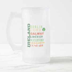 Chope Givrée Art de métro des villes irlandaises