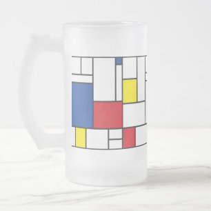 Chope Givrée Art Moderne Géométrique Minimaliste De Stijl Mondr