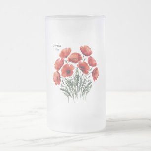 Chope Givrée August Poppy Bloom - Cadeau d'anniversaire personn