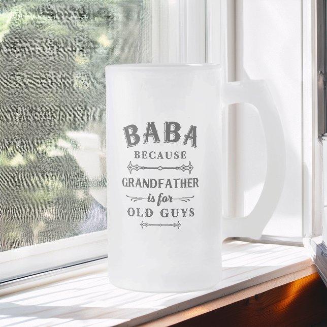 Chope Givrée Baba | Gros-Père Drôle Est Pour Les Vieux Gars (Créateur téléchargé)