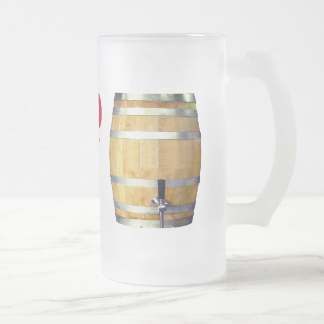 Chope Givrée Barillet de bière drôle "je taperais cela " (Droit)