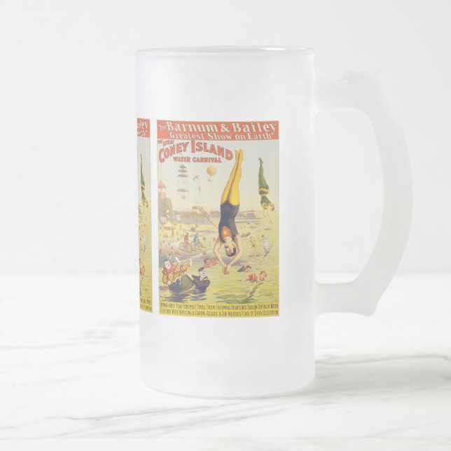 Chope Givrée Barnum et carnaval de l'eau de Bailey Coney Island (Droit)