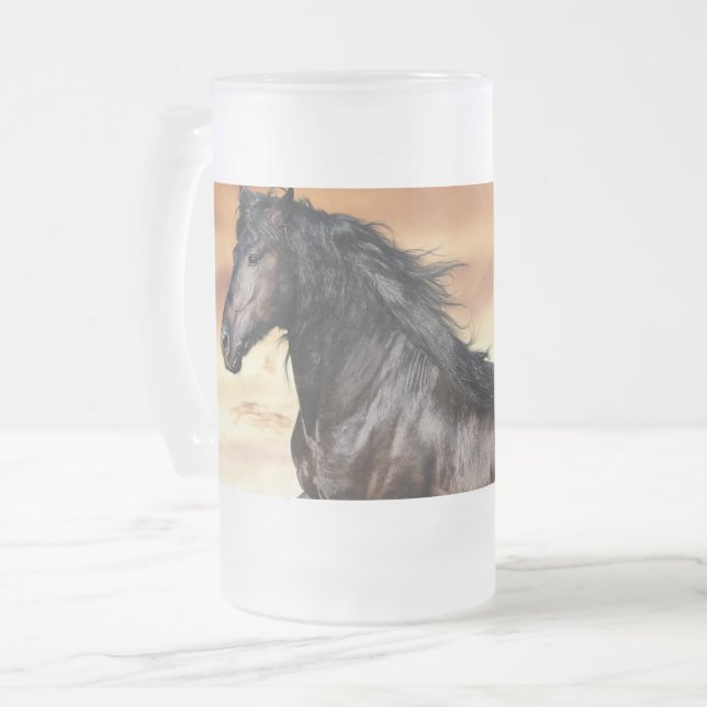 Chope Givrée Beau Cheval Noir (Devant gauche)