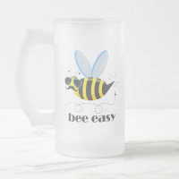 Bee caractère avec mustache lunettes de soleil Bee