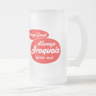 Chope Givrée Bière anglaise Iroquois