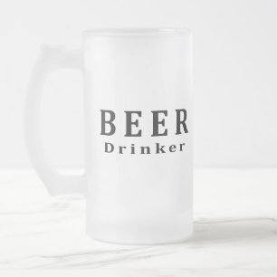 Chope Givrée Bière, buveur de bière
