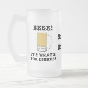 Chope Givrée Bière ! C'est quoi pour dîner avec votre texte