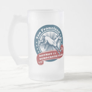 Chope Givrée Bière Democratic Stein de club de San Francisco