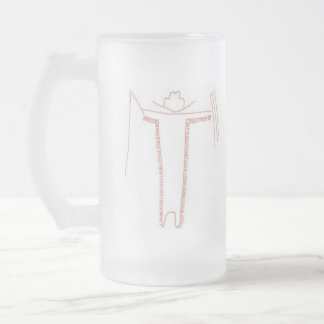 Chope Givrée Bière Stein d'association du Texas Atlatl