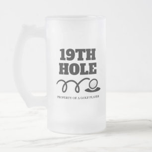 Chope Givrée Blague de golf amusante 19e trou de bière cadeau 