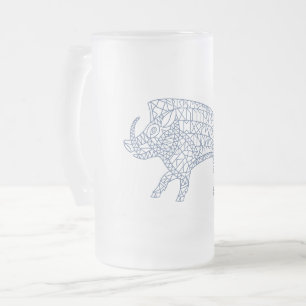 Chope Givrée Boar sauvage avec Runes