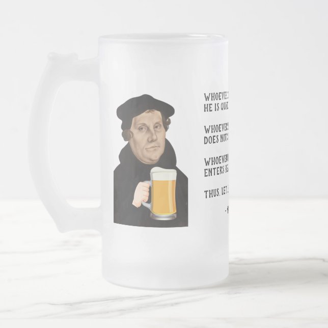 Chope Givrée Bois De La Bière ! Martin Luther (Gauche)