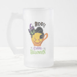 Chope Givrée Boo Black Cat, Scary Pumkin Coffee Halloween
