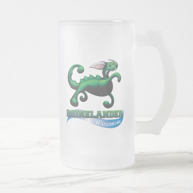 Chope Givrée Boule en verre de boule de plage Hodag (Droit)