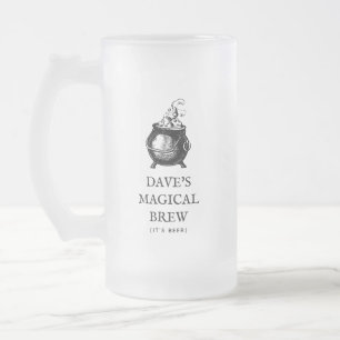 Chope Givrée Brise magique drôle Halloween personnalisé chaudro