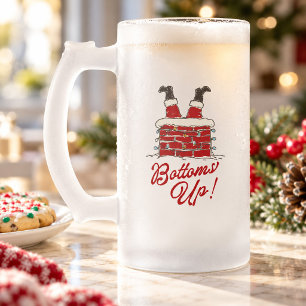 Chope Givrée Cadeau de fête de vacances amusant « Santa “Cul-se