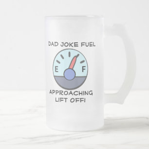 Chope Givrée "Carburant de blagues de papa" Personnalisable