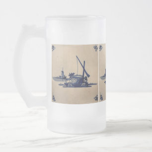 Chope Givrée Carrelage bleu Delft classique - Puits d'eau