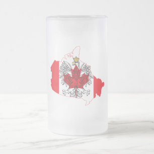 Chope Givrée Carte du drapeau de Pologne Canada