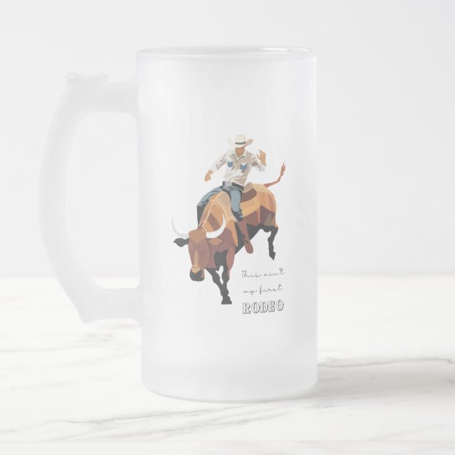 Chope Givrée Ce n'est pas mon premier RODEO : Bull rider (Gauche)