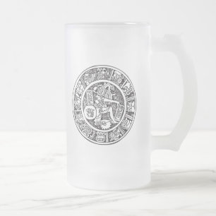 Chope Givrée Cercle maya, hiéroglyphe mexicain (Maya)