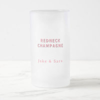 Champagne rose personnalisée Redneck