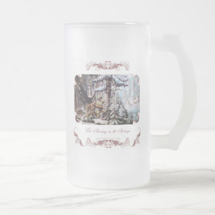 Chope Givrée Chasse au cerf Boue de bière congelée / Stein