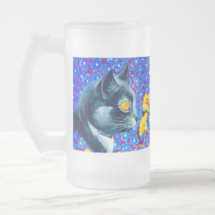 Chope Givrée Chat en fleurs