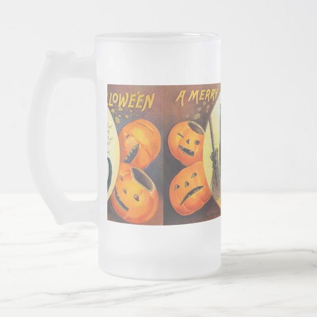 Chope Givrée Chat Falln Joyeux Halloween (Gauche)