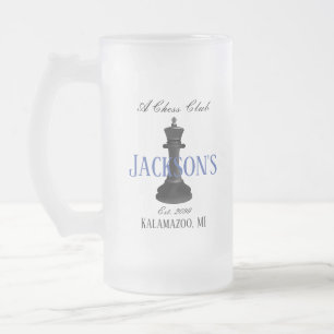 Chope Givrée Chess Club w Classic King Dessin Verre
