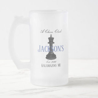Chope Givrée Chess Club w Classic King Dessin Verre