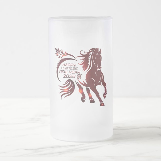 Chope Givrée CHINESE NEW YEAR Beer Glass (Centre)
