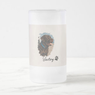 Chope Givrée Chocolat mignon Labrador Chien - Bailey   Cadeau p