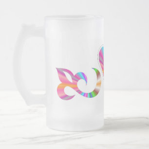 Chope Givrée Ciel arc-en-ciel Lily et papillon