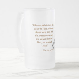 Chope Givrée Citation De Martin Luther Sur Les Boissons De Bièr