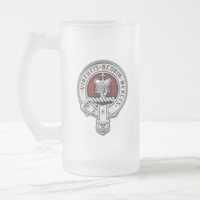 Chope Givrée Clan Donnachaidh (Robertson) Crest & Tartan (Gauche)
