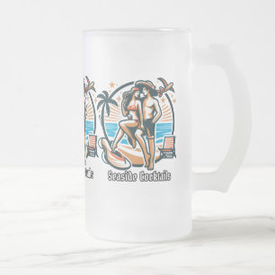 Chope Givrée Cocktails Sea Breeze au bord de la mer