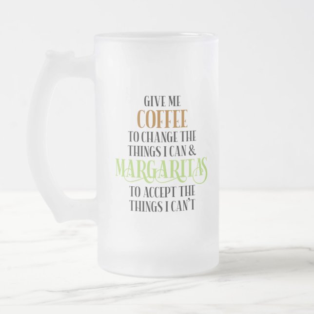 Chope Givrée Coffee et Margarita Lover Dit drôle (Gauche)