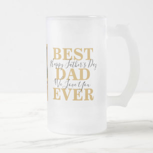 Chope Givrée Cool White Gold Meilleur papa Jamais Fête des père