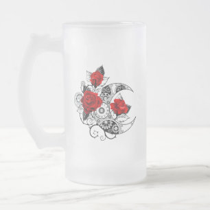 Chope Givrée Croissant mécanique avec roses rouges