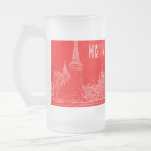 Chope Givrée Croquis rouge de la cathédrale St Basile de Moscou