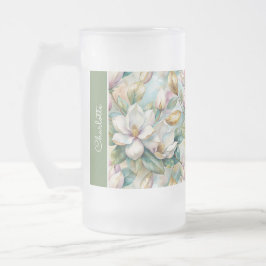 Chope Givrée Custom Pattern Elegant Magnolia Flowers