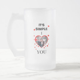 Chope Givrée Custom Valentine's Day "It's Simple I ♥" photo