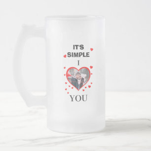 Chope Givrée Custom Valentine's Day "It's Simple I ♥" photo
