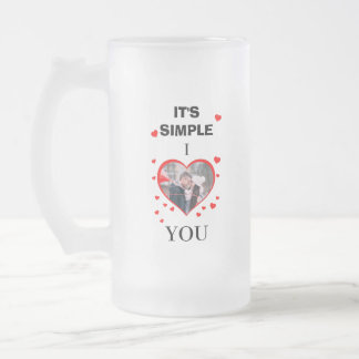Chope Givrée Custom Valentine's Day "It's Simple I ♥" photo