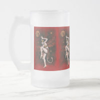 Danseuse vintage Devil Frosted Stein