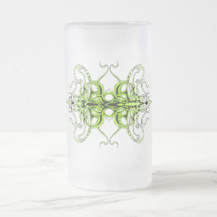 Chope Givrée Design de tatouage Tribal Personnalisé Vert