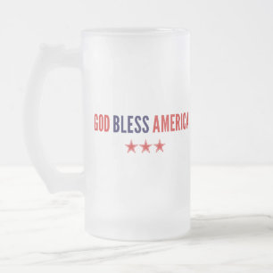 Chope Givrée Dieu béni l'Amérique